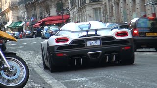 Koenigsegg Agera R in Paris  Sound [upl. by Naimad]