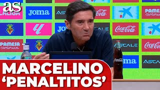 MARCELINO habla del ARBITRAJE y los PENALTITOS tras el VILLARREAL 1 BARCELONA 5 [upl. by Whittemore]