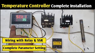 Multispan UTC 1202 Temperature Controller Wiring amp Parameter Setting Temperature Controller Setting [upl. by Secor]