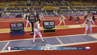 Doha 2021 SMF  L64  Chastanet FRA v Cheremisinov RUS [upl. by Nidya]