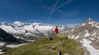 Etappe 4 des Berliner Höhenwegs  Über die Mörchnerscharte und den Stilluppbach zur Kasseler Hütte [upl. by Jelsma]