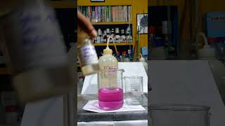 Reaction of potassium per manganate solution with H2S gas PracticalTheoryClassroom viralvideo [upl. by Fayre257]