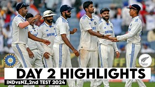 India vs New Zealand 2nd Test Day 3 Highlights 2024  IND vs NZ 2nd Test Day 3 Highlights 2024 [upl. by Niabi]