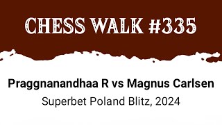 Rameshbabu Praggnanandhaa vs Magnus Carlsen • Superbet Poland Blitz 2024 [upl. by Anica201]