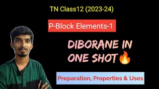 Diborane in One ShotPBlock Elements1TN Class12Chapter2ChemistryMCP Achievers Batch [upl. by Anitsenre984]