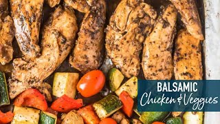 Balsamic Chicken amp Veggies [upl. by Ynavoj]