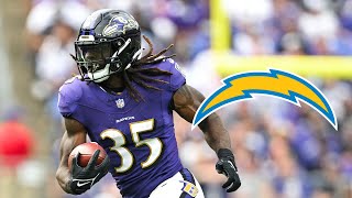 New RB Gus Edwards Highlights  LA Chargers [upl. by Karin]