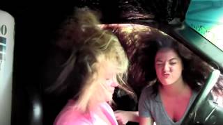 5 Girls  10 Subwoofers  MESSY HAIR Crazy LOUD Crescendo Audio BASS HAIR TRICK  Slamfest 2014 [upl. by Rhynd]