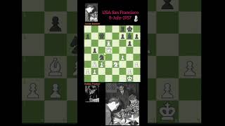 Mengingat Kembali Permainan BOBBY FISCHER VS JAMES BENNETT SAN FRANCISCO 1957 chess viral fyp [upl. by Soracco857]