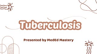 Tuberculosis part 2 Diagnosis Treatment and complications\ [upl. by Idak314]