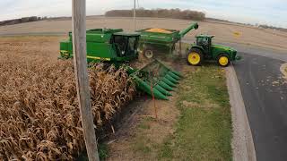 Running Like New  John Deere 9500  Corn Harvesting  Fulton County  Ohio  Harvest 2020  5K [upl. by Esdnil]