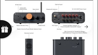 Fosi audio HT4S Bluetooth amp [upl. by Leonsis]