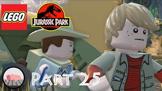 Lego Jurassic Park  Erics Hideout  Gameplay Part 25 [upl. by Arbmat]