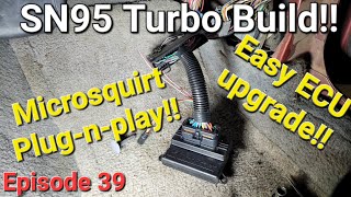 GT45 Turbo Mustang  Microsquirt Install Plugnplay Thirty Minute Mechanic  Ep39 [upl. by Eimor]