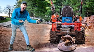 Torture Testing 17500 lbs Winch it broke my tractor [upl. by Nirtiak]