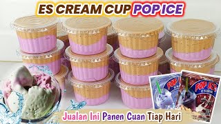 AUTO GAJIAN TIAP HARI MODAL MINUMAN INSTAN JUALAN LARIS GAK KARUAN  Es Krim Pop Ice Rumahan [upl. by Toor355]