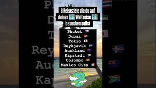 8 Reiseziele für deine Weltreise 🗺️ reisen reiseziele weltreise fyp [upl. by Vivle]