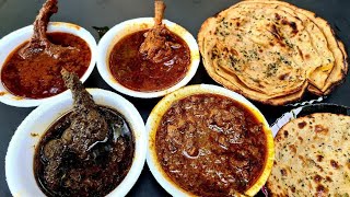 Lucky Meat Ka Roadside Sarso Keema Mutton Saag Meat Magaz Masala Kharode Ka Soup Dhaba Chicken [upl. by Bijan]