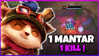 Clickbait Değil  1 Mantar ile \u00100 Cana Tek Atan Teemo [upl. by Pease]