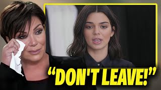 quotKris Jenner’s Emotional Plea to Stop Kendall from Leaving the USquot [upl. by Ocirderf]