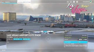 msfs Las Vegas payware addon ver flytampa [upl. by Airetnohs]