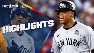 Juan Soto sent the Yankees to the World Series amp was CLUTCH in October 2024 Postseason highlights [upl. by Eerahs862]