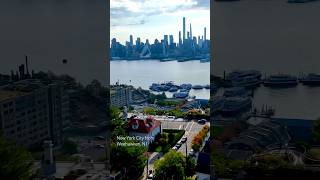 Views of New York City from Weehawken NJ newjersey newyork travel [upl. by Haldane]