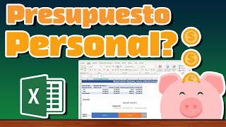 ¿Cómo hacer un presupuesto personal  Llenado paso a paso Excel incluye plantilla [upl. by Hastie]