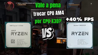 AMD Ryzen 3700X VS 5800X3D vale a Pena trocar gaming games steam pcgaming pcgamer pc [upl. by Adnak]