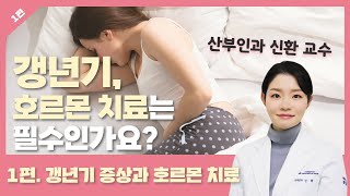 분당차여성병원 갱년기 호르몬 치료는 필수인가요 1편 증상과 치료법 산부인과 신환 교수 [upl. by Areem]