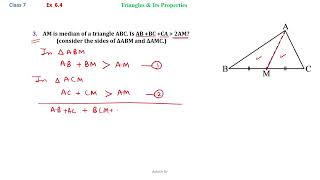 Class 7  Maths  Ex 64  Q3 [upl. by Ennaxor]