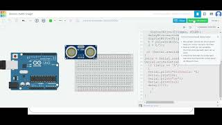 Modulo Ultrasonico Arduino ejemplo 2 [upl. by Nerhe201]