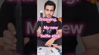 Unboxing new Selfie stick for Mobile 📸  unboxing selfistick shortfeed tripodforyoutubevideos [upl. by Teerpnam]