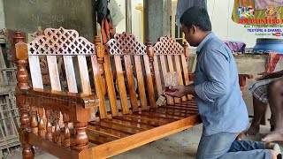 How to polish wood furniture amp sofa  wood polish kaise karen [upl. by Cline700]