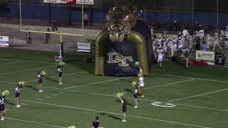 092818 Delano High School Football  Tunnel Run Through [upl. by Eecyak]