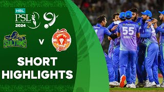 Short Highlights  Multan Sultans vs Islamabad United  Match 34  Final  HBL PSL 9  M1Z2U [upl. by Worra]