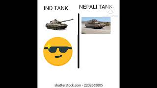 indian tank vs nepali tank comparison shorts [upl. by Bunow]