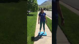 Try This Exercise with the Airex Balance Pad to Control Weight Shifting [upl. by Markson]