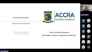 MLB 203 Biochemistry II Introduction to Nucleic Acids [upl. by Lynelle]