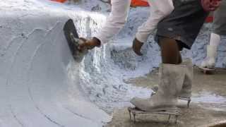 Pool plastering process with a pebble pool finish [upl. by Colin]