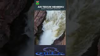 Air Terjun Membeku Saat Musim Dingin [upl. by Illil]