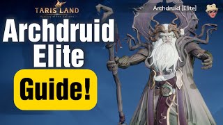 Tarisland Raid Archdruid Elite Guide Step by Step  Bard AOE Heal [upl. by Anilegnave]