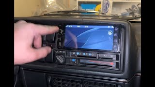 Single DIN Apple Carplay Head Unit Install Is it worth it [upl. by Rivy]