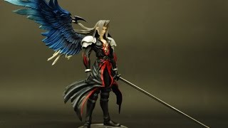 Play Arts Sephiroth Figure Review  Kingdom Hearts Version [upl. by Rosecan46]