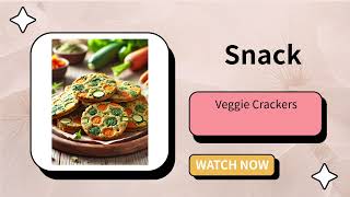 Recipe Homemade Veggie Crackers [upl. by Zilber]