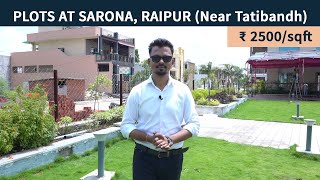 Best Plots at Sarona Raipur near Tatibandh AIIMS  Wallfort Alancia  Alpha Realty [upl. by Ynaffi415]