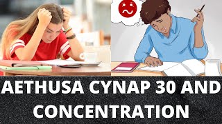 aethusa cynapium and concentration  best homeopathic medicine for concentration [upl. by Serene]