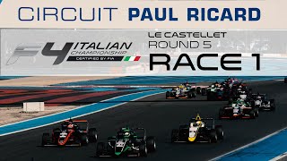 Italian F4 Championship  Paul Ricard Circuit Le Castellet  round 5  Race 1 [upl. by Anivlis]