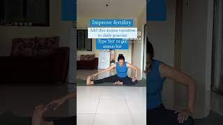 Yoga for fertility fertilityyoga yogaforfertility [upl. by Minerva]