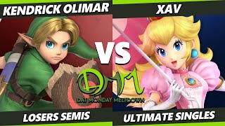 DAT MM 340 LOSERS SEMIS  Kendrick Olimar Young Link Vs Xav Peach Smash Ultimate  SSBU [upl. by Elijah]